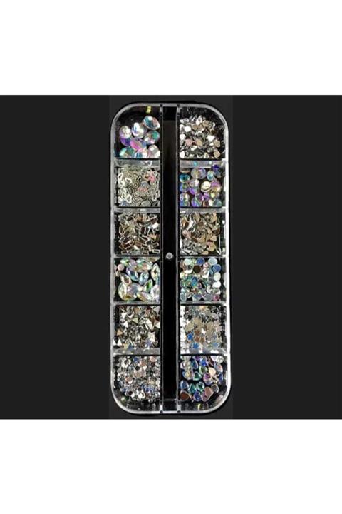 ATAMAN Gümüş Tırnak Süsleme Taşı Ts16