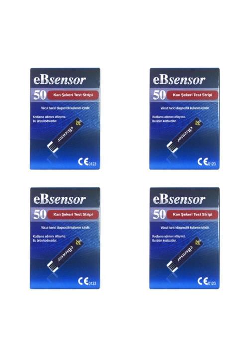 Ebsensor Şeker Ölçüm Strip 50'li 4 Adet