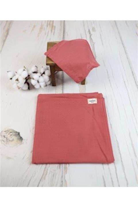 Cuckoo Cotton Bebek Müslin Örtü Nar Çiçeği Bebek Battaniyesi Puset Örtüsü Bebek Kundak Ağız Bezi