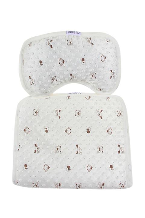 MG MİNİ GİYİM Krem Hayvan Desenli Nohut Alt Açma Minderi