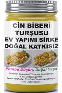 SPANA Cin Biberi Turşusu Sirke Ev Yapımı Katkısız 800 gr