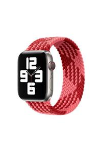 noktaks Apple Watch 38mm Wiwu Braided Solo Loop Contrast Color Large Kordon Akıllı Saat Kordonu