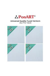 Ponart Universal Quality Tuval 14x14cm 4lü Ptu-14x14