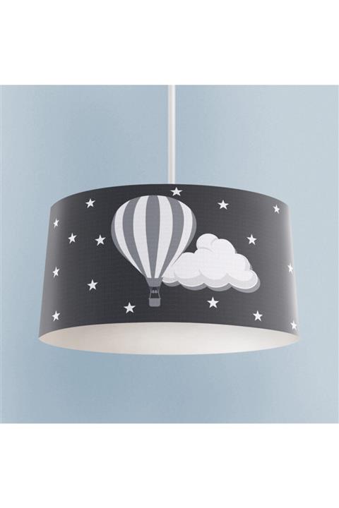 BMK's STORE Bebek Ve Çocuk Odası Balonlu Gri Avize -098