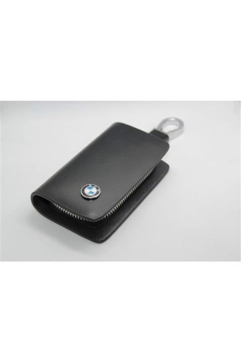 BMW Deri Fermuarlı Anahtarlık Şık Kaliteli Aksesuar Çanta Araba Car Keychain