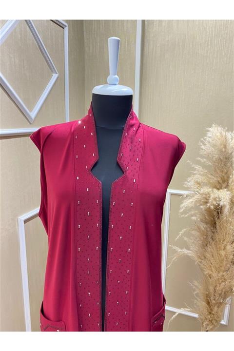 MaviMoure Kadın Işlemeli Anne Yelek