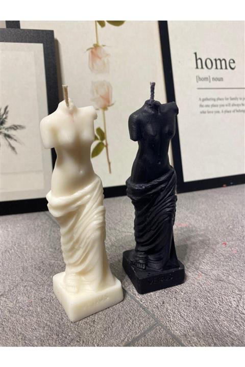 Candle Paradise Venüs Kadın 2li Body Soya Mum 12 cm