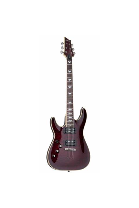 Schecter Omen Extreme 6 Solak Elektro Gitar (Crimson Red Burst)