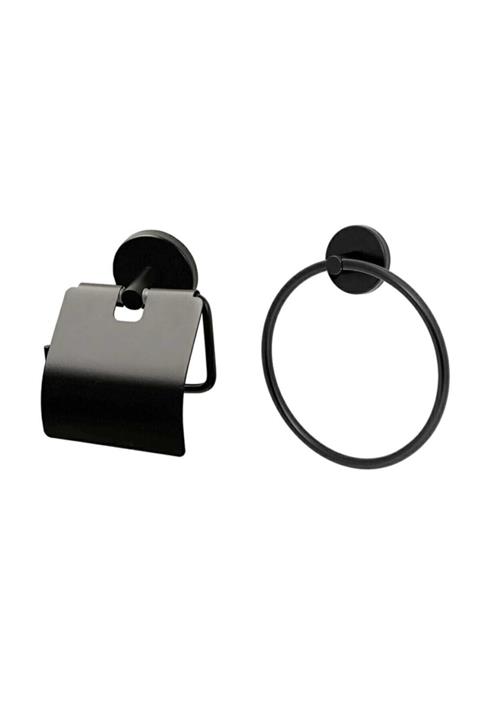 MultiStore Sihay Yuvarlak Havluluklu 2'li Set Geniş Kapaklı