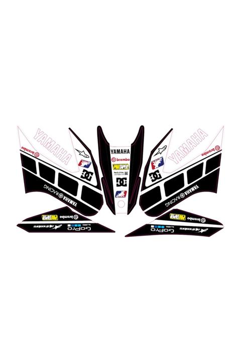 Accessorypart Yamaha Wr 125 X / R Sticker Seti Full Siyah