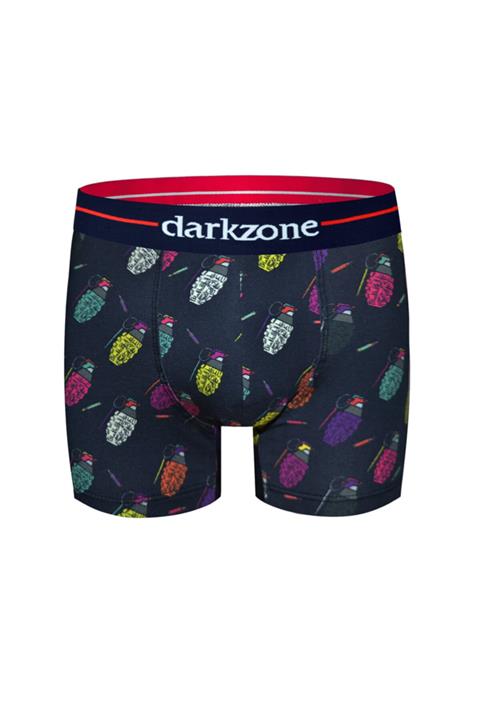 Darkzone El Bombası Desenli Dijital Baskılı Erkek Boxer