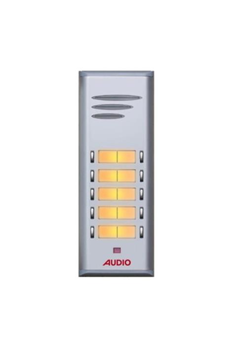 AUDİO Çift Butonlu Zil Panel 10'lu Basic Serisi