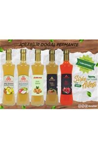 DZC SULTAN SİRKE Süper 5 Li (alıç,elma,ceviz,hurma,nar Sirkesi ) 500 Ml