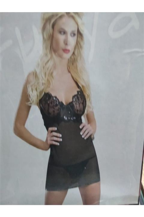 SEFA ÇEYİZ Lüx Askılı Gecelik Tk Babydoll