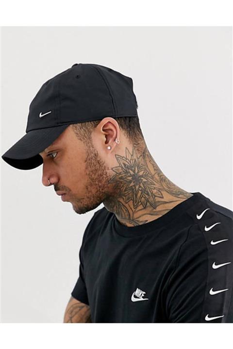 Nike Unisex Siyah Metal Swoosh Ayarlanabilir Şapka 943092-010v4
