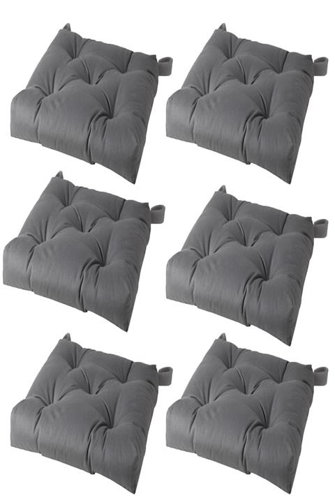 IKEA Malında Sandalye Minderi 6 Adet 40/35x38x7 cm