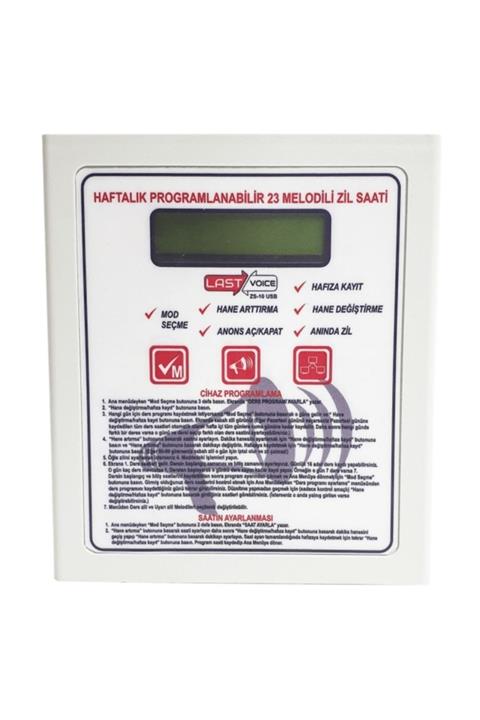 Lastvoice Melodili Programlanabilir Okul Zili Zs-10u Mp3