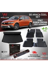 wöller Egea Cross Paspas Bagaj Havuzu 2021 Sonrası 3d Ultraflex Set