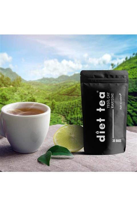 diet tea Yeşil Bitki Çayı Karışımı Süzen Poşet 30'lu