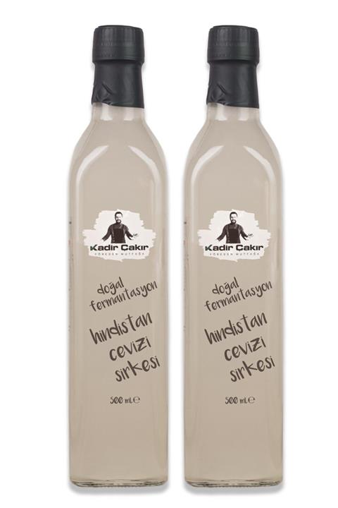 Kadir Çakır Yöreden Mutfağa Hindistan Cevizi Sirkesi 500 ml (2)'li Paket