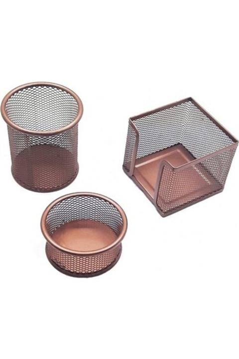 Mas 505 3'lü Perfore Üçlü Set (ROSE GOLD)