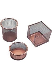 Mas 505 3'lü Perfore Üçlü Set (ROSE GOLD)