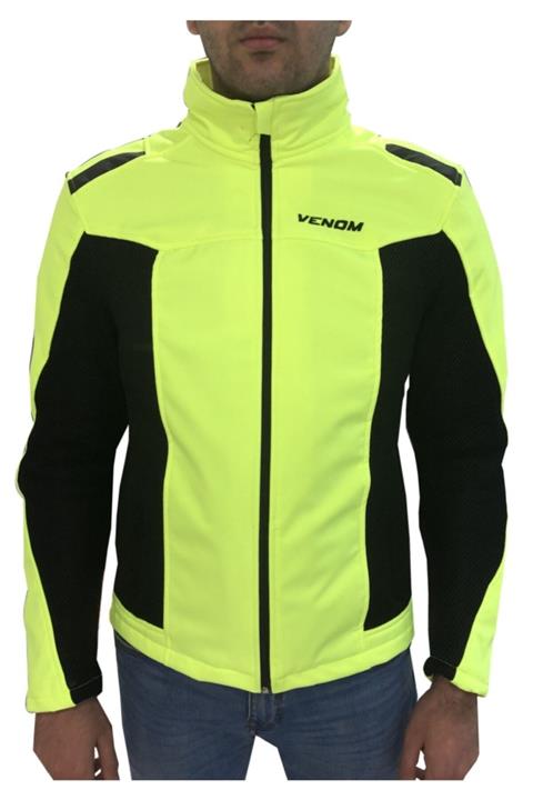 VENOM Jaws Aır Mesh Soft Shell Yeşil Motosiklet Montu