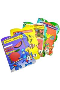 Melissa & Doug 4 Adet Boyama Kitabı Seti Boya Kitabı Her Biri 16 Sayfa Eğitici Çocuk