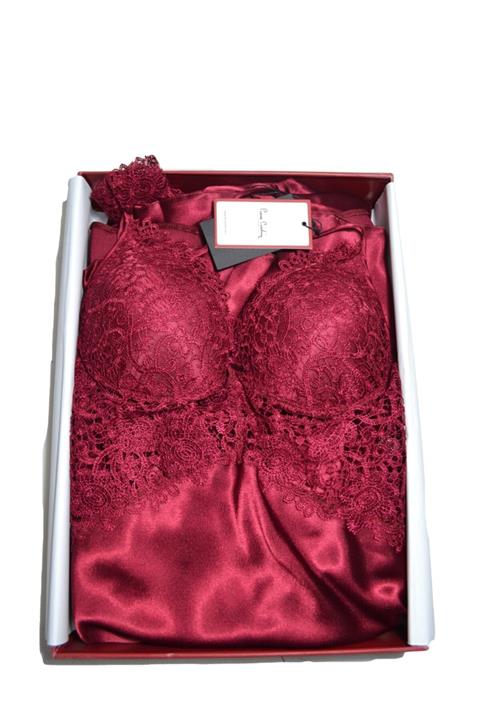 Pierre Cardin 6625 6'lı Çeyiz Saten Gecelik Seti