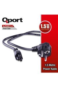 Qport Q-powy1.5 Yonca Ntb Power Kablosu 1.5 Metre