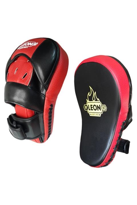 By Leon 1982 Leon Master Profesyonel Kick-boks Ve Muay Thai El Lapası Kırmızı Siyah