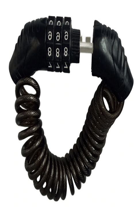 ON OFF MOTO Mini Kask Kilidi 3 Haneli Şifre Bisiklet İçin Uyumlu