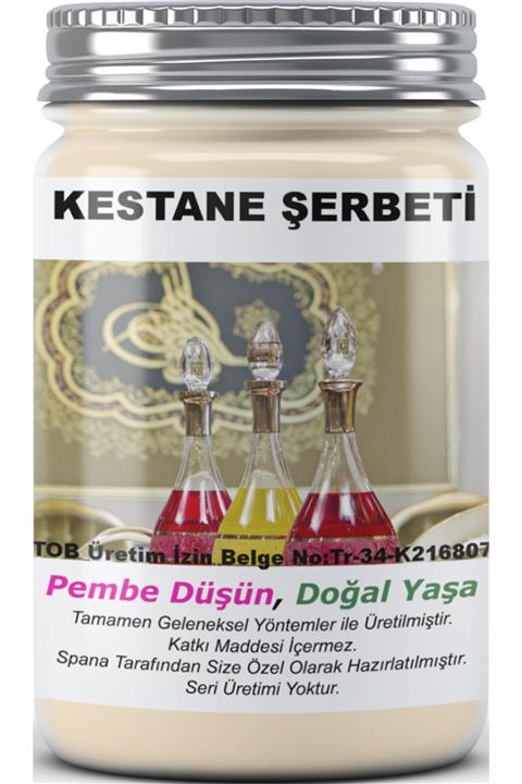 SPANA Ev Yapımı Katkısız Kestane Şerbeti 500ml