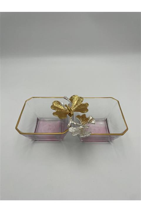 ŞENVER HOME Cam 2'li Zamak Detay Çerezlik