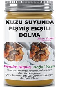 SPANA Kuzu Suyunda Pişmiş Ekşili Dolma Ev Yapımı Katkısız 330gr