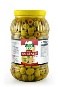 Aydı Biberli Yeşil Zeytin 2 kg