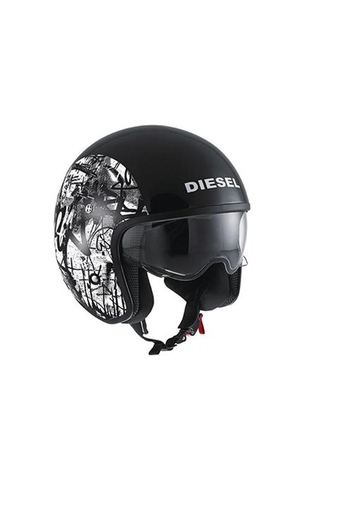 AGV Hi-jack Dıesel Multi Graffiti Black Açik Kask