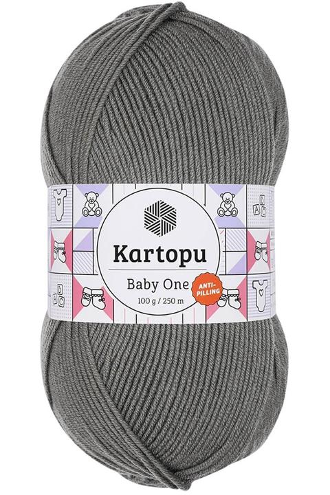 Kartopu Baby One Koyu Gri K1921 Ve 1 Adet Ilmek Işaretleyici