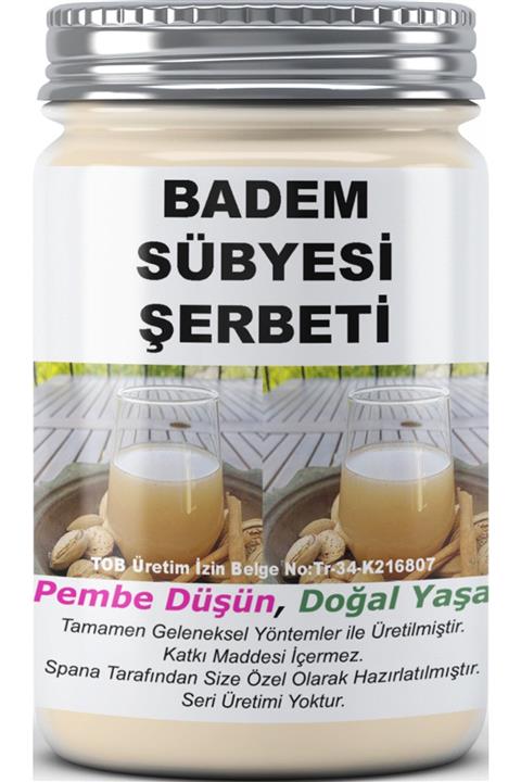 SPANA Badem Sübyesi Şerbeti Ev Yapımı Katkısız 500ml