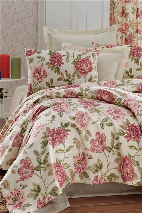 Ev & Ev Home Doğal Pike Baskılı Kids 140x230cm Care Pembe