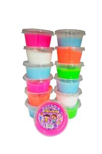 YUM TOYS Slime Oyun Jeli Yumtoys Kutu Polymer Slime Eğitici Oyun Seti 6 Adet 80 gr