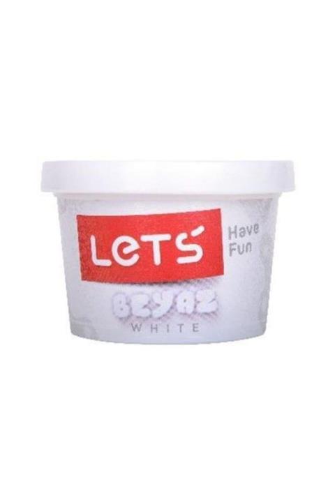 Lets Beyaz Tek Renk Oyun Hamuru 150 gr 2 Adet