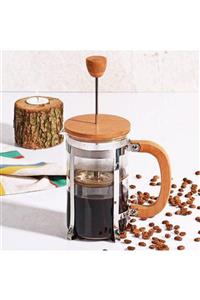 Berrinstore Bambu Kapaklı French Press 350 ml