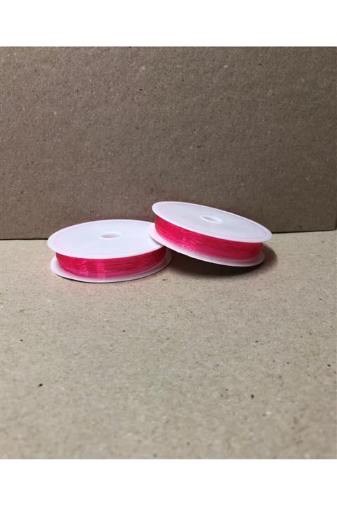 Kreatif Mağaza Pembe Esnek Misina İp 0,8mm 1 Adet