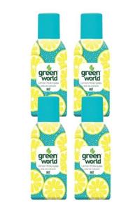 Green World Aerosol Sprey Kolonya Limon 80 Derece 150 ml X 4 Adet