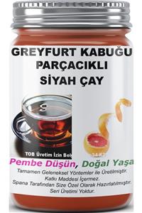 SPANA Greyfurt Kabuğu Parçacıklı Siyah Çay Ev Yapımı Katkısız 500ml