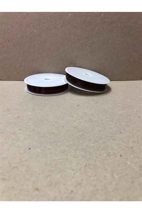 Kreatif Mağaza Kahverengi Esnek Misina İp 1 Adet -0,8mm