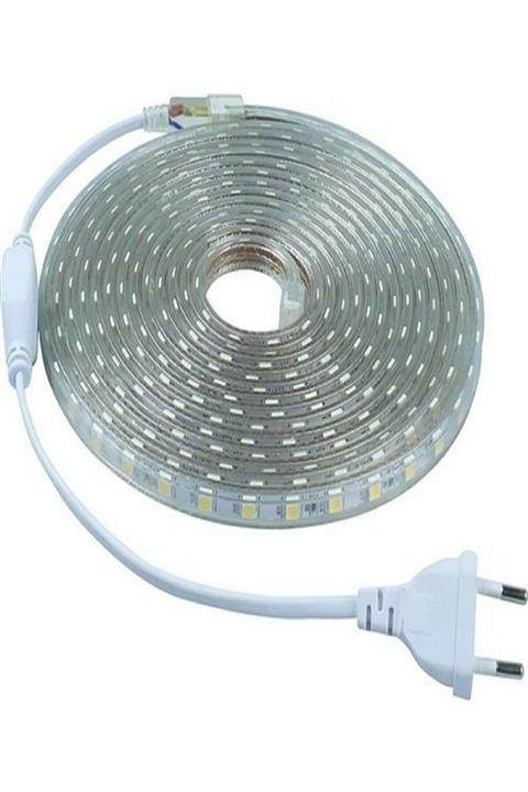 Cata Şerit Led Hortum 3 Çip Dış Mekan Smd Led Gün Işığı Renk 1 Metre Fiş