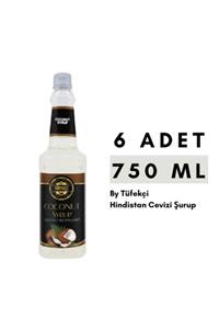 By Tüfekçi Hindistan Cevizi Şurup 6x750ml Avantajlı Paket