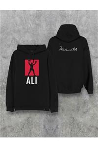 Darkia Muhammed Ali Imza Baskılı Kapşonlu Özel Tasarım Hoodie